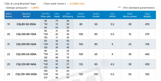 CQL200-150-250A stainless steel magnetic pump